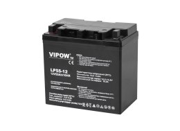 BAT0223 Akumulator żelowy VIPOW 12V 55Ah VIPOW