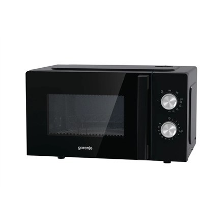 Gorenje Gorenje | MO20E2BH | Kuchenka mikrofalowa | Wolnostojąca | 20 L | 800 W | Grill | Czarny