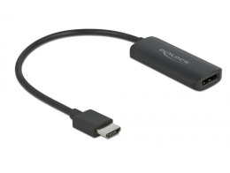DeLOCK Adapter HDMI-A męski > DisplayPort żeński czarny