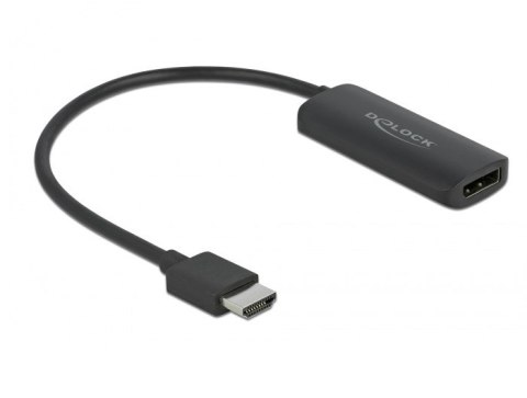 DeLOCK Adapter HDMI-A męski > DisplayPort żeński czarny