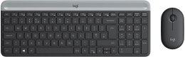 LOGITECH 920-009204 Logitech klawiatura bezprzewodowa + mysz MK470, Graphite, US