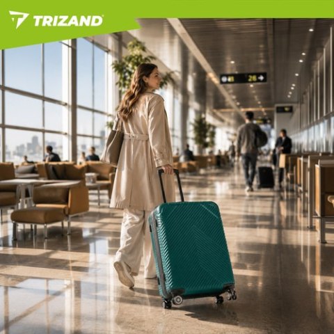 Zestaw walizek 3w1- zielone Trizand 27672
