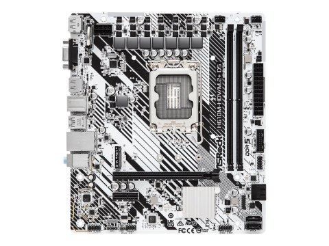 ASRock ASRock | H610M-HDV/M.2+ D5 | Rodzina procesorów Intel | Gniazdo procesora LGA1700 | DDR5 DIMM | Obsługiwane interfejsy dysków tw