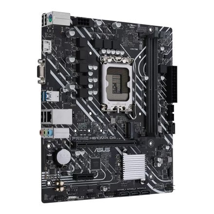 Asus Asus | PRIME H610M-K D4 | Rodzina procesorów Intel | Gniazdo procesora LGA1700 | DDR4 DIMM | Gniazda pamięci 2 | Obsługiwane int