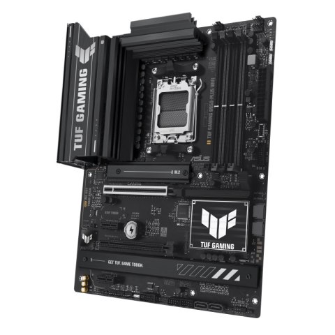 Asus Asus TUF GAMING B850-PLUS WIFI | Processor family AMD | Processor socket AM5 | DDR5 DIMM | Number of SATA connectors 4