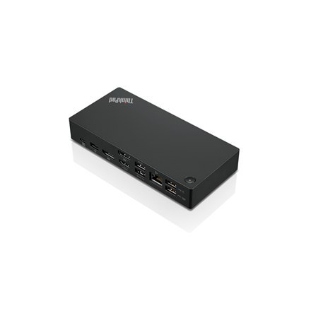 Lenovo Lenovo | ThinkPad Universal USB-C Dock - EU | Stacja dokująca | Porty Ethernet LAN (RJ-45) w ilości 1 | Porty VGA (D-Sub) w iloś