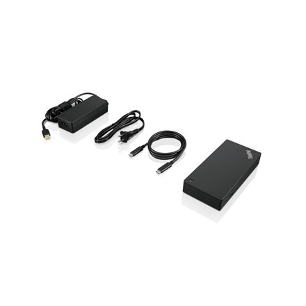 Lenovo Lenovo | ThinkPad Universal USB-C Dock - EU | Stacja dokująca | Porty Ethernet LAN (RJ-45) w ilości 1 | Porty VGA (D-Sub) w iloś