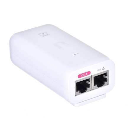 Ubiquiti Ubiquiti | Injector PoE z obsługą 802.3af | U-POE-af | Porty Ethernet LAN (RJ-45) 1
