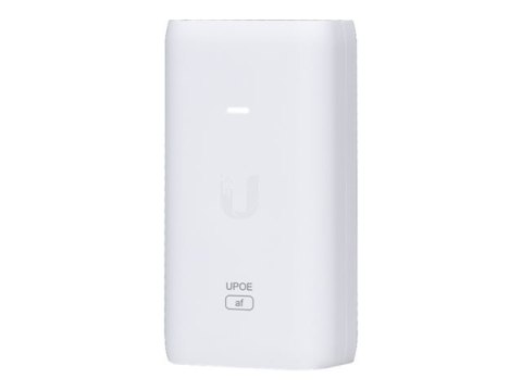 Ubiquiti Ubiquiti | Injector PoE z obsługą 802.3af | U-POE-af | Porty Ethernet LAN (RJ-45) 1