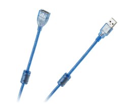 KPO3866-5 Kabel USB 2.0 Az -Am przedłużacz 5m ekran+filtr LECHPOL