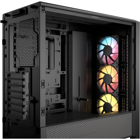 Corsair Corsair PC Case | Frame 4000D RS ARGB Modular | Black | Mid-Tower | Power supply included No