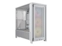 Corsair Corsair PC Case | Frame 4000D RS ARGB Modular | White | Mid-Tower | Power supply included No