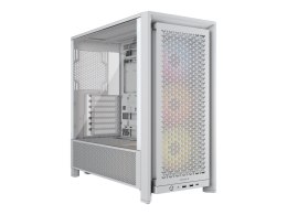 Corsair Corsair PC Case | Frame 4000D RS ARGB Modular | White | Mid-Tower | Power supply included No