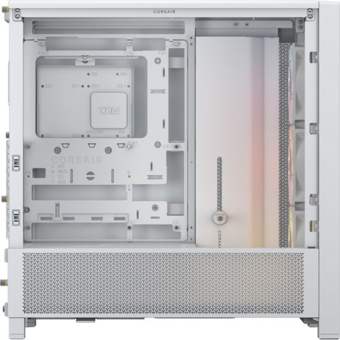 Corsair Corsair PC Case | Frame 4000D RS ARGB Modular | White | Mid-Tower | Power supply included No