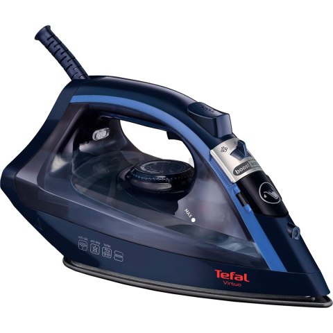 TEFAL TEFAL | FV1713E0 Virtuo | Żelazko parowe | 2000 W | Pojemność zbiornika wody 200 ml | Para ciągła 24 g/min | Ciemnoniebieski