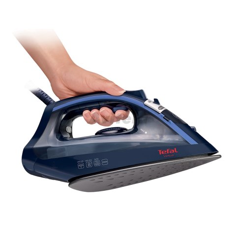 TEFAL TEFAL | FV1713E0 Virtuo | Żelazko parowe | 2000 W | Pojemność zbiornika wody 200 ml | Para ciągła 24 g/min | Ciemnoniebieski