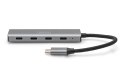 Digitus 4-portowy koncentrator DIGITUS USB-C | Digitus | DIGITUS - koncentrator - 4 porty | DA-70246