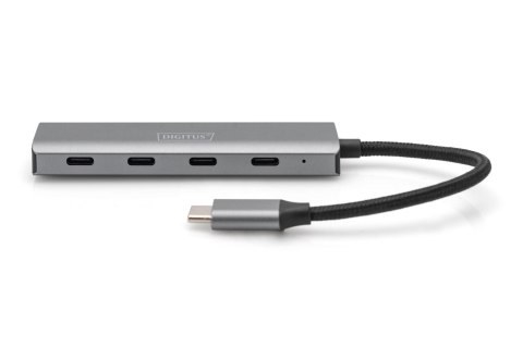Digitus 4-portowy koncentrator DIGITUS USB-C | Digitus | DIGITUS - koncentrator - 4 porty | DA-70246