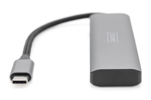 Digitus 4-portowy koncentrator DIGITUS USB-C | Digitus | DIGITUS - koncentrator - 4 porty | DA-70246