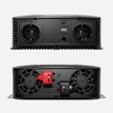 Qoltec Przetwornica napięcia Pure Sine Wave | 12V na 230V | 1500/3000W | LCD | USB | USB-C | Kompatybilna z LiFePO4 GEL AGM