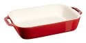 Prostokątny półmisek ceramiczny Staub - 4.5 litrów, Czerwony