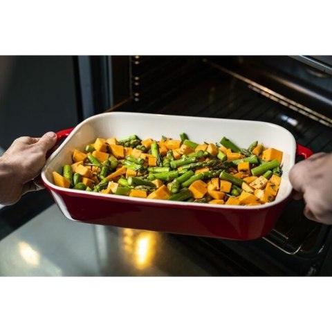 Prostokątny półmisek ceramiczny Staub - 4.5 litrów, Czerwony