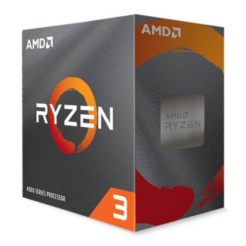 AMD AMD | Ryzen 3 4100 | 3,8 GHz | AM4 | Wątki procesora 8 | AMD | Rdzenie procesora 4