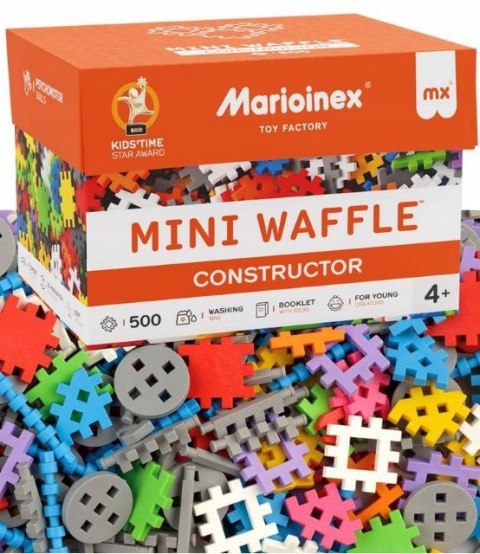 Klocki konstrukcyjne Marioinex Mini Waffle Konstruktor, 500 elementów