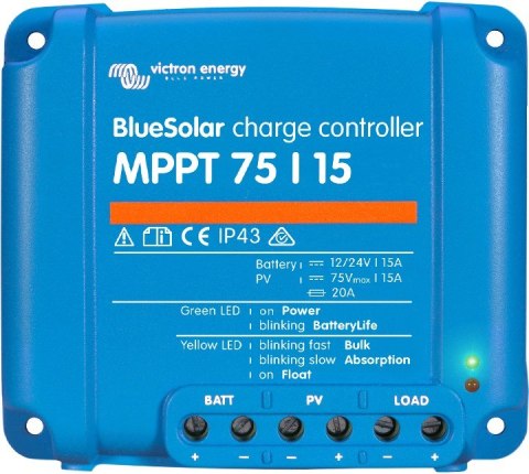 Regulator ładowania Victron Energy SmartSolar MPPT 75/15