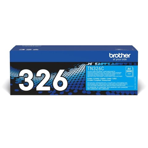 Toner Brother niebieski TN326C=TN-326C, 3500 str.
