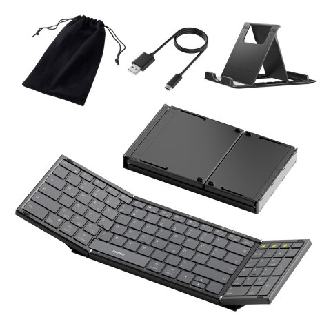 Inateck N0135_BLACK klawiatura Dom/Biuro Bluetooth Czarny