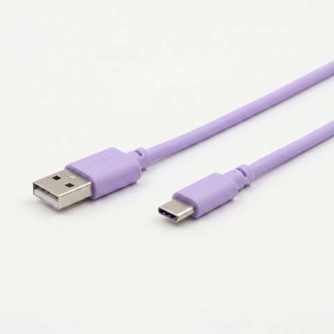 DA669A Mini wiatrak usb ręczny biurkowy fioletowy