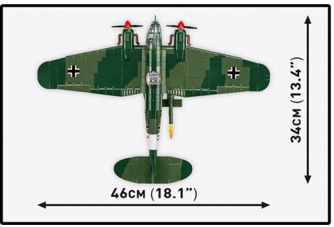 Klocki heinkel he 111 h-22 with v1 flying bomb 927 elementów