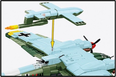 Klocki heinkel he 111 h-22 with v1 flying bomb 927 elementów