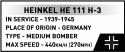 Klocki heinkel he 111 h-3 788 elementów