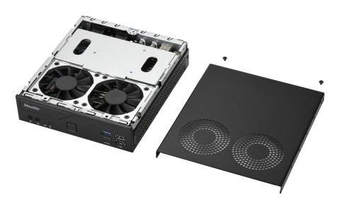 Shuttle XP? slim DH610V2 komputer typu barebone Wielkość PC 1.35L Czarny Intel H610 LGA 1700