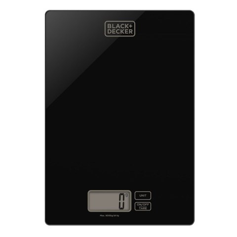 Waga kuchenna Black+Decker ES9900040B do 5kg | dokładność 1g | jednostka miary g, kg, Ib, oz