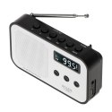 Adler Adler | Digital radio PLL AM/FM | AD 1907 | Alarm function | White/Black