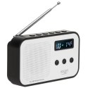 Adler Adler | Digital radio PLL AM/FM | AD 1907 | Alarm function | White/Black