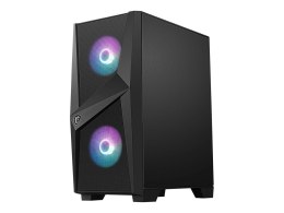 MSI MAG FORGE 100R PC Case, Mid-Tower, USB 3.2, Black MSI MSI MAG FORGE 100R Black ATX Power supply included No