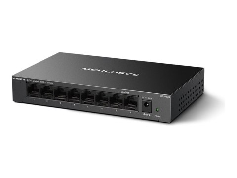 Mercusys Mercusys 8-Port Gigabit Desktop Switch | MS108GS | Unmanaged | Desktop | Gigabit Ethernet (copper) ports quantity 8