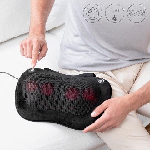 Poduszka masująca Shiatsu Medisana MC 850 masaż Shiatsu | 2 poziomy intensywności | 4 głowice masujące | 104 x 343 x 224 mm