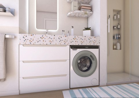 Pralka kompaktowa CANDY CW50-BP12307GU-S ProWash 700 Mini 5 kg 1200 obr/min Slim | Higiena Plus | silnik inwerterowy | WiFi simp