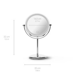 Lustro kosmetyczne stojące Medisana 2w1 CM 844 7-krotne powiększenie | czujnik dotykowy | LED | średnica 14,5 cm