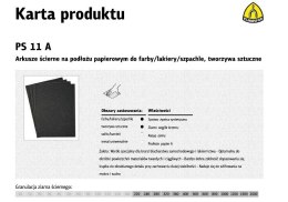 Papier ścierny wodny P 800 PS11A/50 sztuk