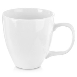 Kubek Porcelanowy 400 ml ORION Mona Biały Wygodny do Zmywarki Mikrofalówki