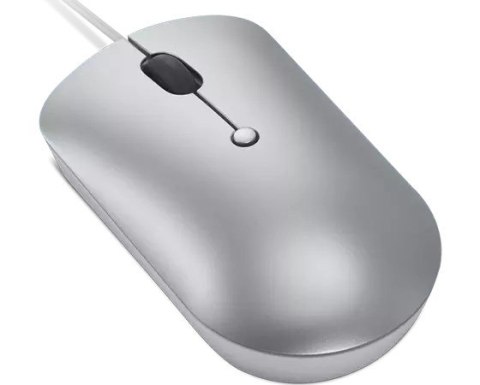 Lenovo 540 USB-C Wired Compact Mouse Cloud Grey GY51D20877