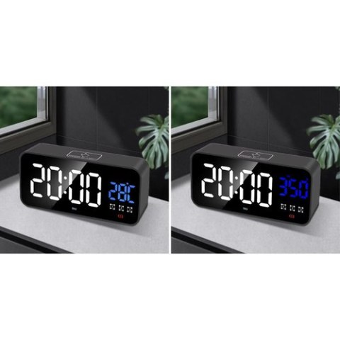 Budzik- zegar LED Izoxis 24736