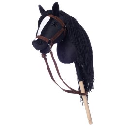 Koń na kiju hobby horse hoppihorse a3 czarny, maść kara