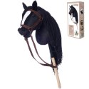 Koń na kiju hobby horse hoppihorse a3 czarny, maść kara